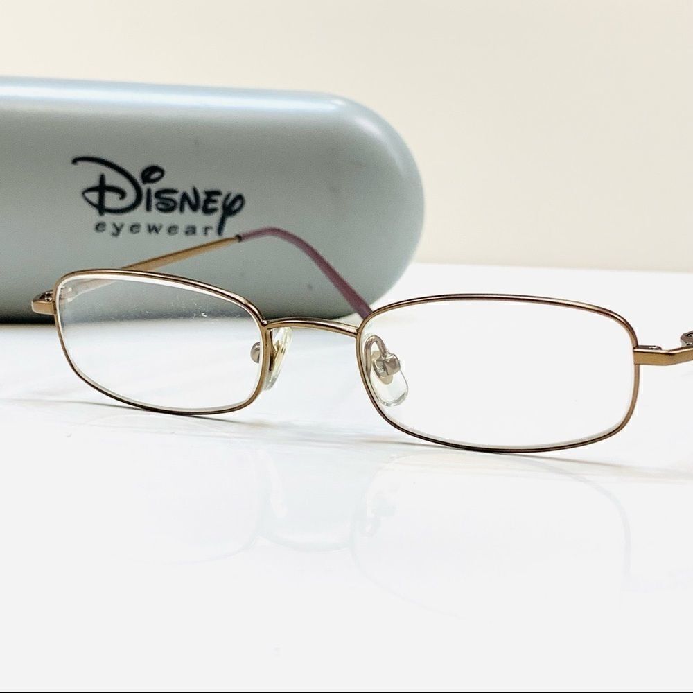 Disney eyewear Marchon Kids Eyeglasses Frame Antique Brown 45-17-125 Full Rim